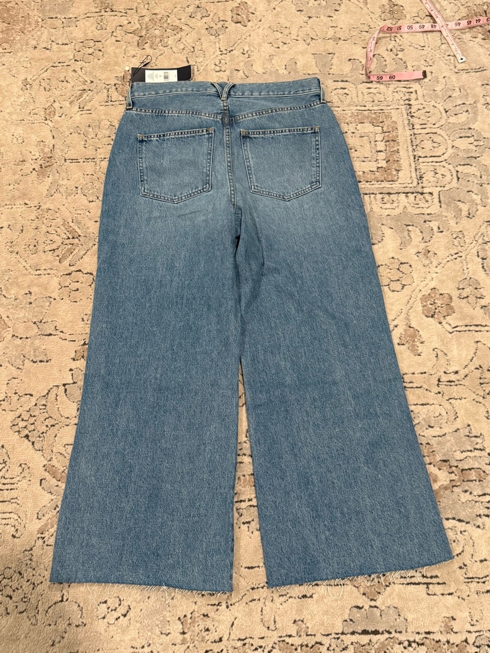 Veronica Beard Taylor cropped Wide Leg Jeans - Picture 9 of 9